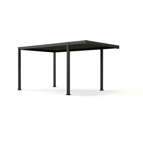 Mr. GARDENER Carport »Classic 111«, 3 x 5,2 x 2,5m, Anthrazit, Flachdach - schwarz Bild 2