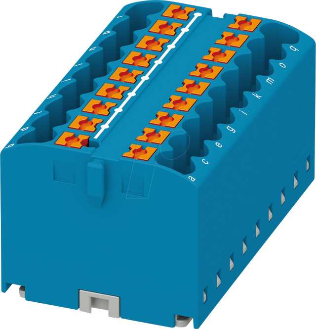 Phoenix Contact Verteilerblock 0,14-4qmm, 18-p. PTFIX 18X2,5 BU - 3273310