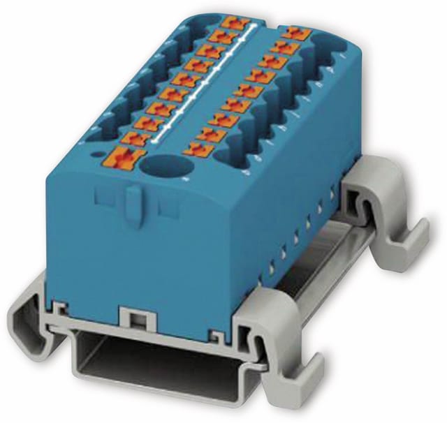 Phoenix Contact Verteilerblock 0,14-4qmm, blau PTFIX6/18X2,5NS35ABU - 3273244