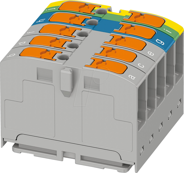 Phoenix Contact Verteilerblock PTVFIX 2,5-3L/N/GNYE - 1300613