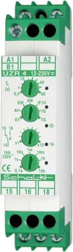 Schalk Multifunktions-Zeitrelais 12-230V 16A UZR 4 (12-230V UC) - UZR40U