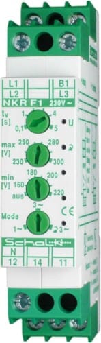 Schalk Netz-Überwachungs-Relais m.Drehf. 3x230/400V NKR F1 - NKRF19