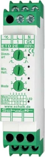 Schalk Universal-Tastdimmer REB 230V AC, 0-500VA ETD 2E - ETD2E9