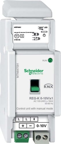 Schneider Electric Steuereinheit 0-10 V REG-K/1fach MTN647091 - MTN647091