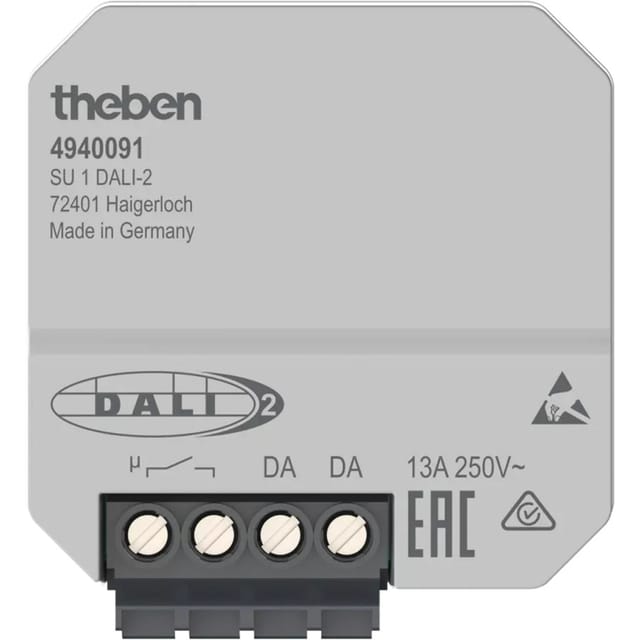 Theben Schaltaktor 1 Kanal SU DALI-2 - 4940091