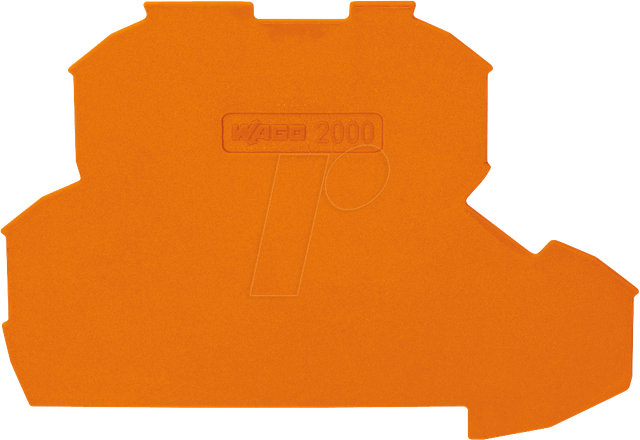 WAGO GmbH &amp; Co. KG 2L-Abschlussplatte orange 2000-2292 - 2000-2292