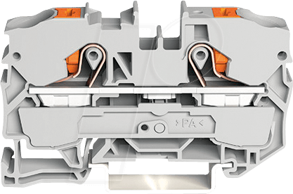 WAGO GmbH &amp; Co. KG 2-Leiter-Durchgangsklemme 10qmm, grau 2210-1201 - 2210-1201