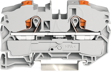 WAGO GmbH &amp; Co. KG 2-Leiter-Durchgangsklemme 16qmm, grau 2216-1201 - 2216-1201