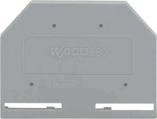 WAGO GmbH &amp; Co. KG Abschlußplatte grau 280-301 - 280-301