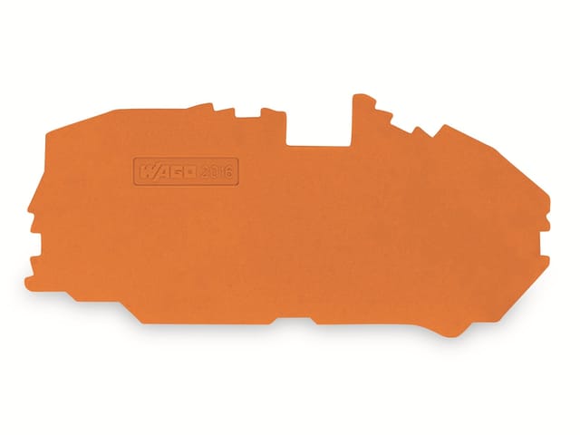 WAGO GmbH &amp; Co. KG Abschlussplatte orange 2016-7692 - 2016-7692