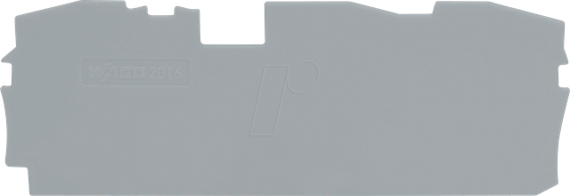 WAGO GmbH &amp; Co. KG Abschluss-u.Zwischenplatte 1mm dick 2016-1391 - 2016-1391