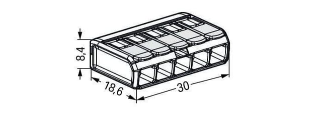 WAGO GmbH &amp; Co. KG COMPACT-Verbindungsklemme 221-485 - 221-485