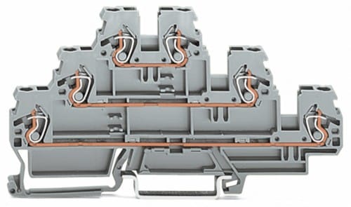 WAGO GmbH &amp; Co. KG Dreistockklemme 0,08-2,5/4qmm L/L/L 870-551 - 870-551