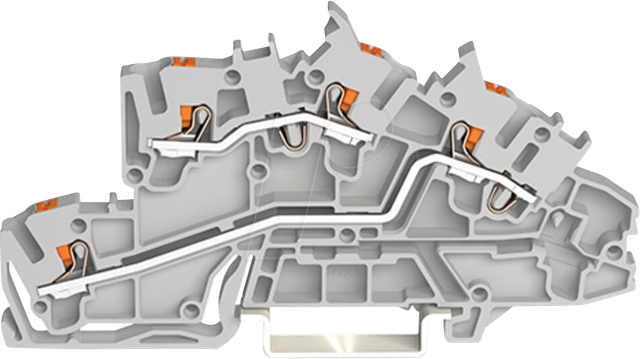 WAGO GmbH &amp; Co. KG Installationsetagenklemme 2,5 mm² mit Drücker 2203-7642 - 2203-7642