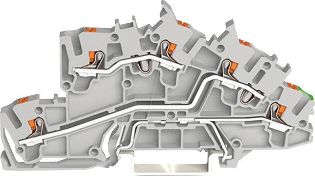 WAGO GmbH &amp; Co. KG Installationsetagenklemme 2,5 mm² mit Drücker 2203-7645 - 2203-7645