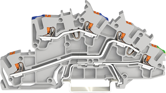 WAGO GmbH &amp; Co. KG Installationsetagenklemme 2,5 mm² mit Drücker 2203-7646 - 2203-7646