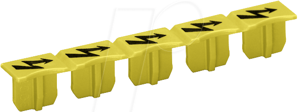 WAGO GmbH &amp; Co. KG Warnabdeckung m. Blitzpfeil sw 2016-115 - 2016-115