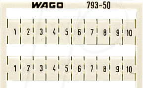 WAGO GmbH &amp; Co. KG WMB-Bezeichnungssystem W: 21-30 (10x) 793-504 - 793-504