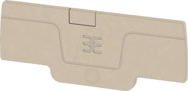 Weidmüller Abschlussplatte beige AEP 4C 1.5 - 1552640000
