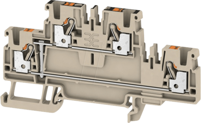 Weidmüller Durchgangsklemme 0,14-2,5 qmm, beige A2T 2.5 VL - 1547650000