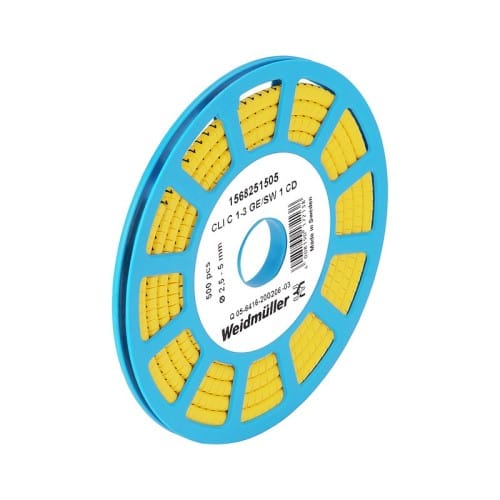 Weidmüller Leitermarkierer Zahl 1 gelb1,5-4 CLI C1-3GE/SW CD - 1568251505