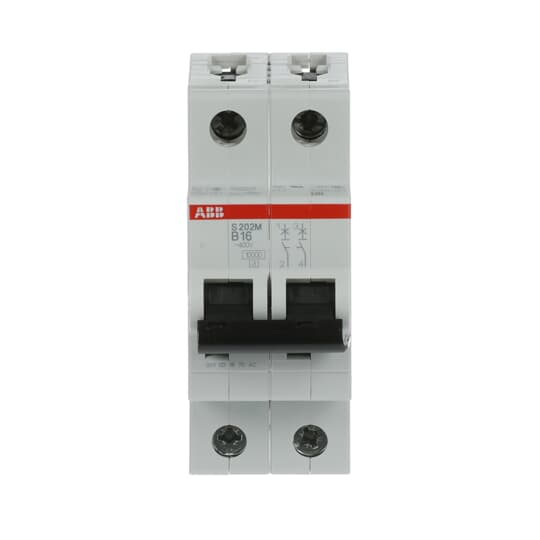 ABB Stotz S&amp;J Sicherungsautomat 10kA 16A B 2p S202M-B16