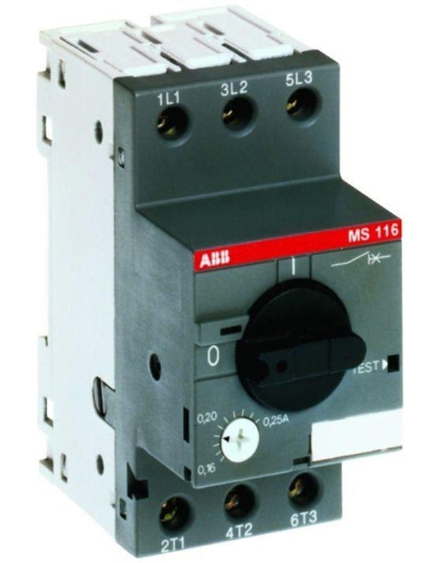 ABB Stotz S&amp;J Motorschutzschalter 0,40-0,63A MS 116-0,63