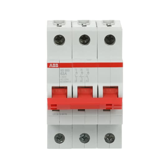 ABB Stotz S&amp;J Lasttrennschalter 3-polig, 63A SD203/63