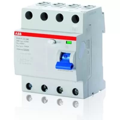 ABB Stotz S&amp;J FI-Schutzschalter 4p,Type F, 63A, 30mA F204F-63/0,03