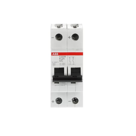 ABB Stotz S&amp;J Sicherungsautomat 10kA 2A K 2p S202M-K2UC