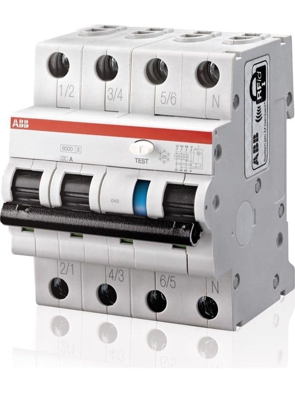 ABB Stotz S&amp;J FI/LS-Schalter 6kA, 3P+N, Typ A DS203NC C32 A30