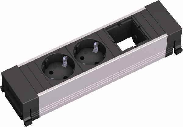 Bachmann Steckdosenleiste 2xSchutzk.1xABD 916.000