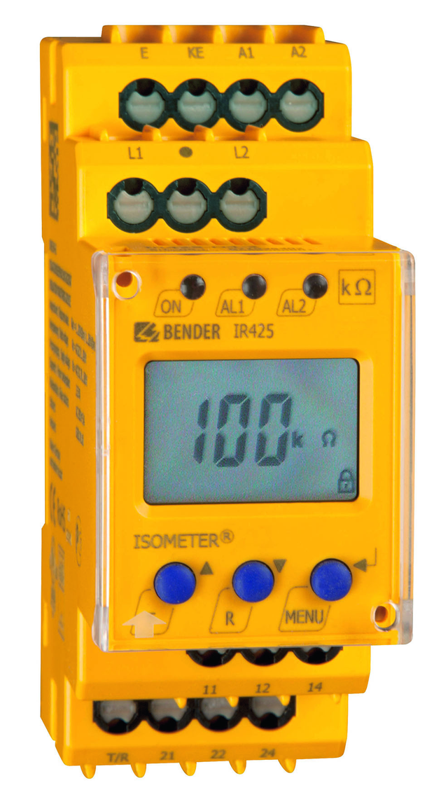 Bender Isolationsüberwachung m. Federklemme IR425-D4-1