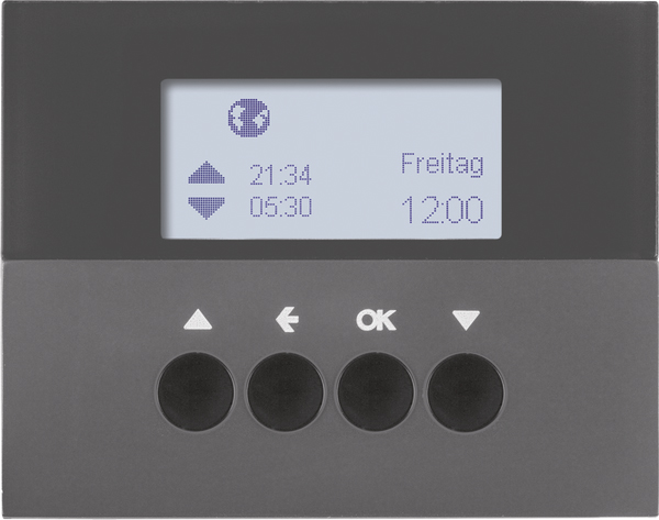 Berker Jalousie-Schaltuhr anthrazit matt 85741175