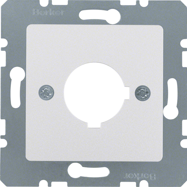 Berker Zentralplatte 22,5 mm alu matt 14321404