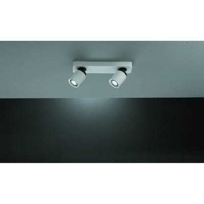 Böhmer LED-Aufbaustrahler 2xGU10 ws/anth 42526