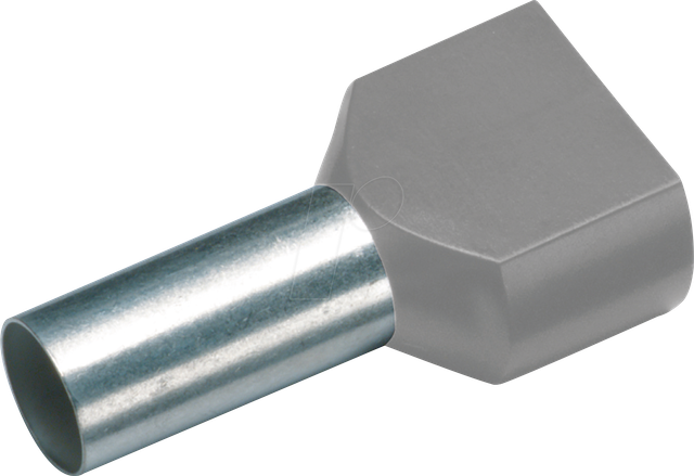 Cimco Werkzeuge Isol. Twin-Aderendhülse 2x0,75mm²x8mm,grau 187703