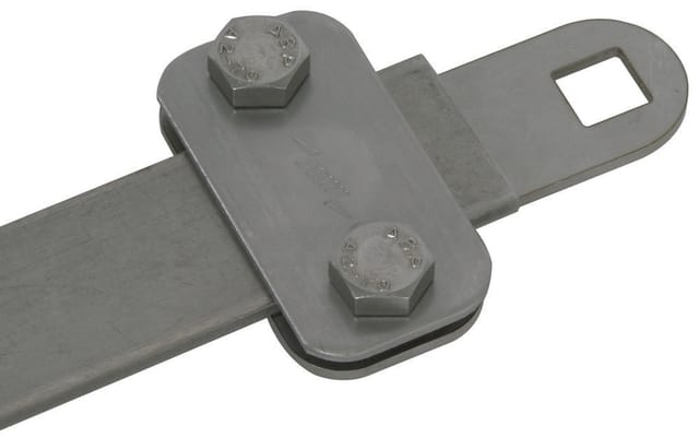 DEHN Klemmstück NIRO D11mm KS B11.11 FL30X4 V2A