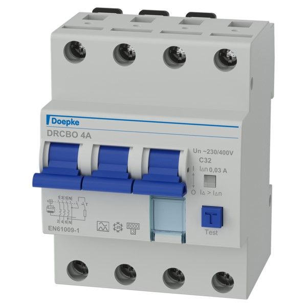 Doepke FI-/LS-Kombination 32 A, 0.03 A DRCBO4C32/0,03/3N-A