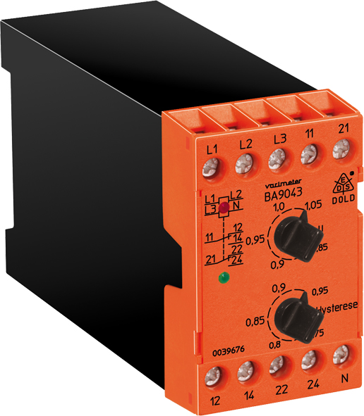Dold&amp;Söhne Unterspannungsrelais 50/60HZ BA9043 3AC 230/400V