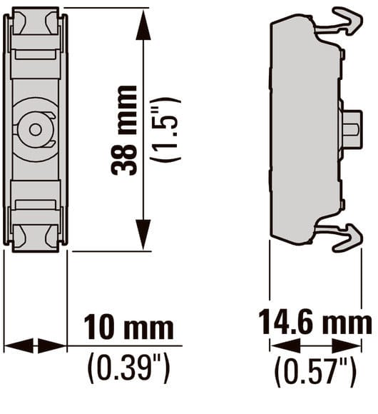 Eaton LED-Element flach, blau M22-FLED-B
