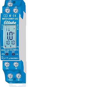 Eltako Digital-Multif.zeitrelais BT, 1 Wechsler 10 A MFZ12DBT-UC