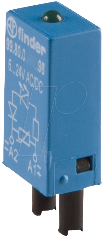 Finder Anzeige-EMV-Entstörmodul blau 99.01.0.024.98