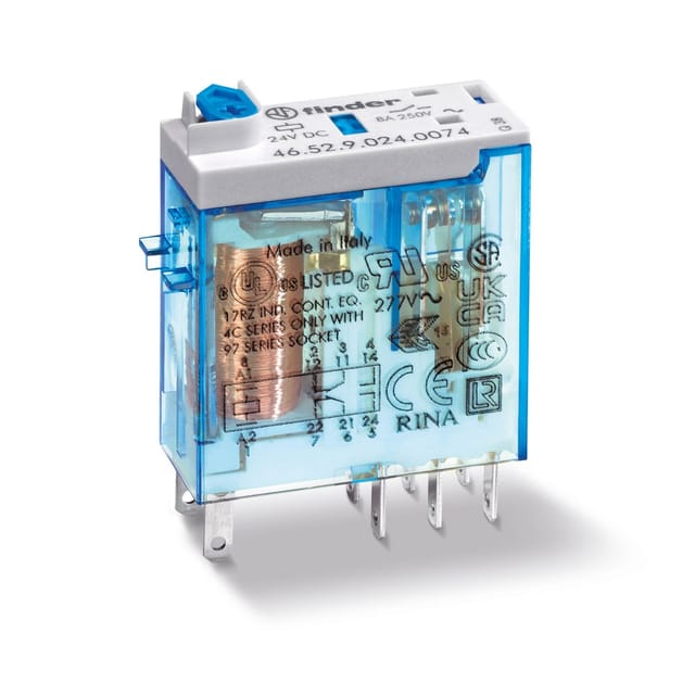 Finder Miniatur-Relais 2W 8A Spsp.12VDC 46.52.9.012.0040