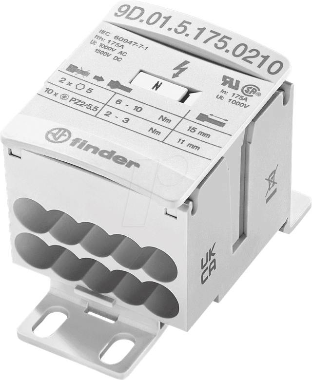 Finder Energie-Verteilerblock 175 A 9D.01.5.175.0210