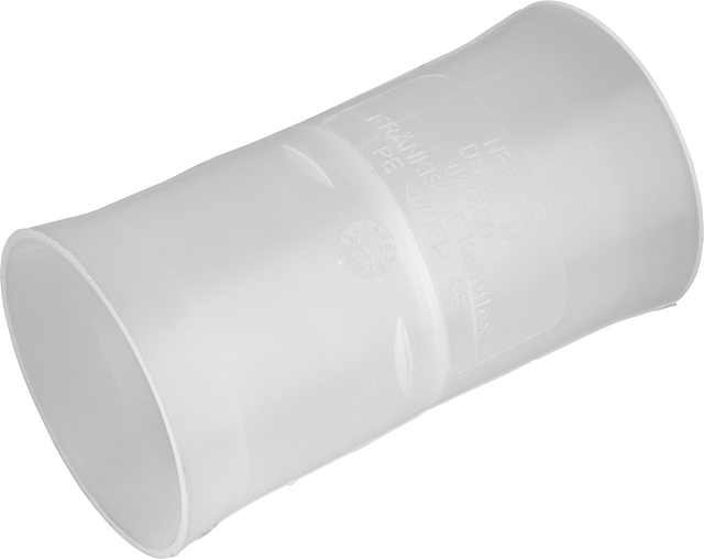 Fränkische Muffe transparent Kabuflex 63 transp