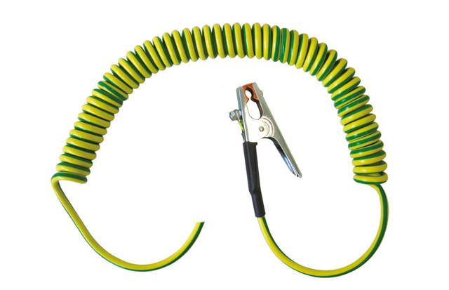 Gifas Electric Erdungs-Spiralkabel 1x10qmm grün-gelb 41100POTIFLEX/EZ/KS