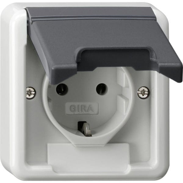 Gira SCHUKO-Steckdose AP gr 445035