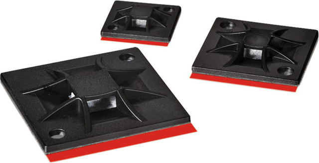 HellermannTyton Befestigungssockel Klebesockel 20x20mm QM20APT-A-PA66-BK