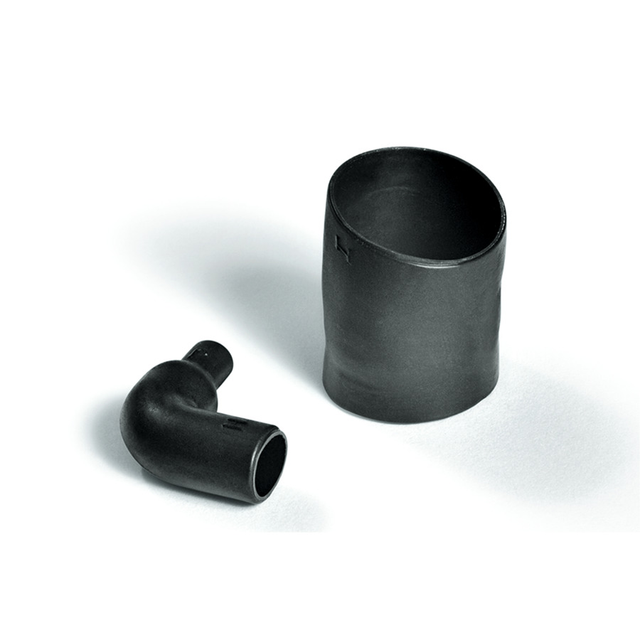 HellermannTyton Warmschrumpfformteil 3:1, schwarz 1108-1-G PO-X BK